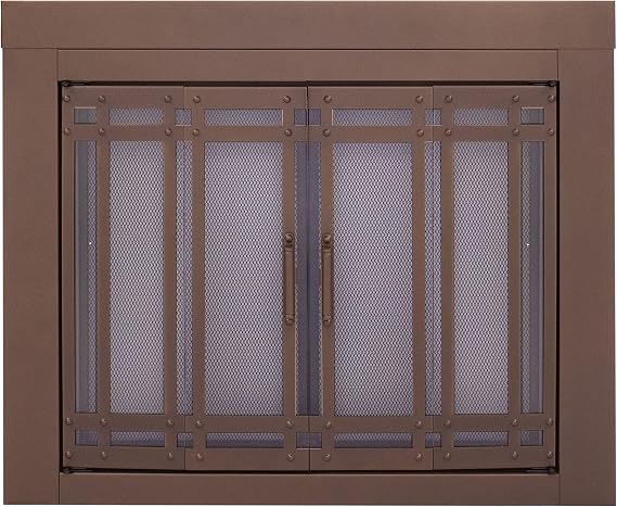 Pleasant Hearth Aerin Collection Fireplace Glass Door