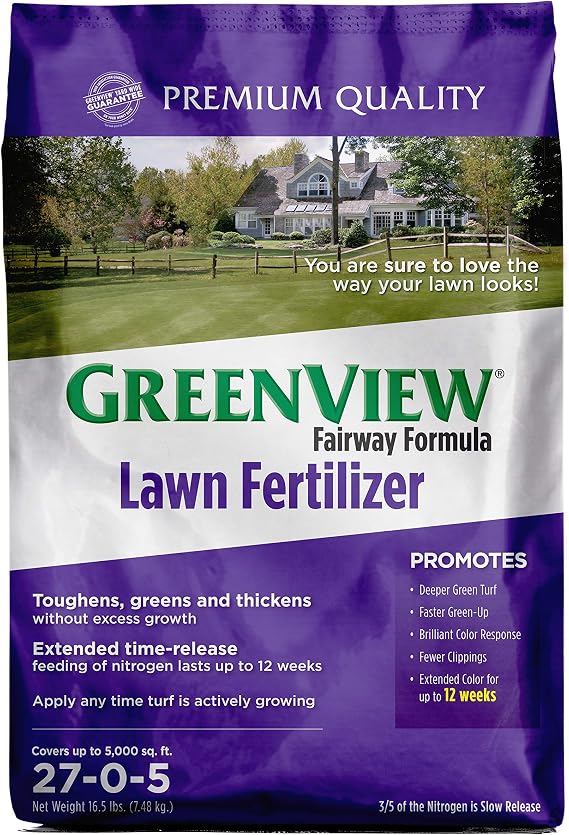 GreenView Fairway Formula Lawn Fertilizer 16.5 lb. Bag, Covers 5000 sq. ft.