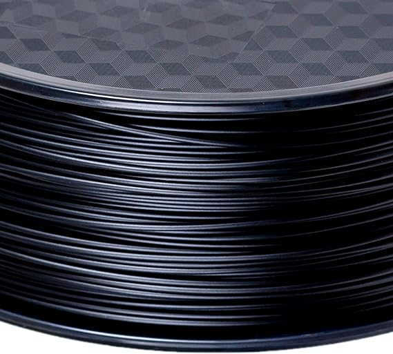 Paramount 3D PLA 1.75mm 1kg Filament (1.75 mm PLA (1 kg), Black, 1)