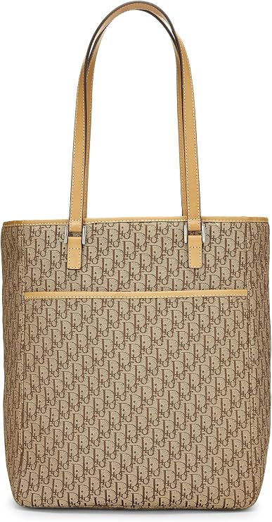 Christian Dior, Pre-loved Beige Trotter Canvas Tote, Beige