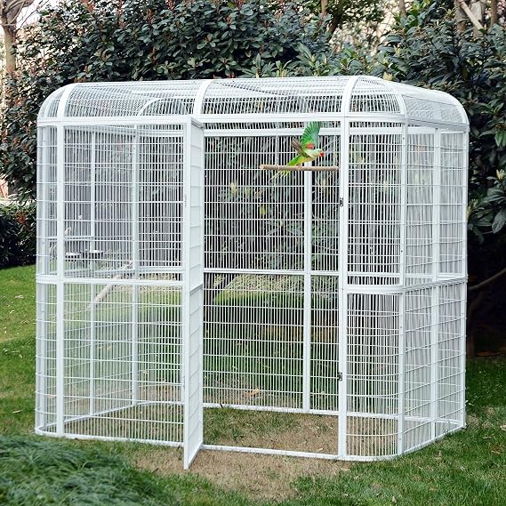 Large Bird Cage Birdcages Parrot Cockatiel Cockatoo Macaw Parakeet Finches Walk in Bird Aviary
