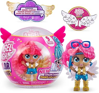 ITTY BITTY PRETTYS Angel High Cara Mello Doll with 10 Surprise Accessories by ZURU, Multicolor