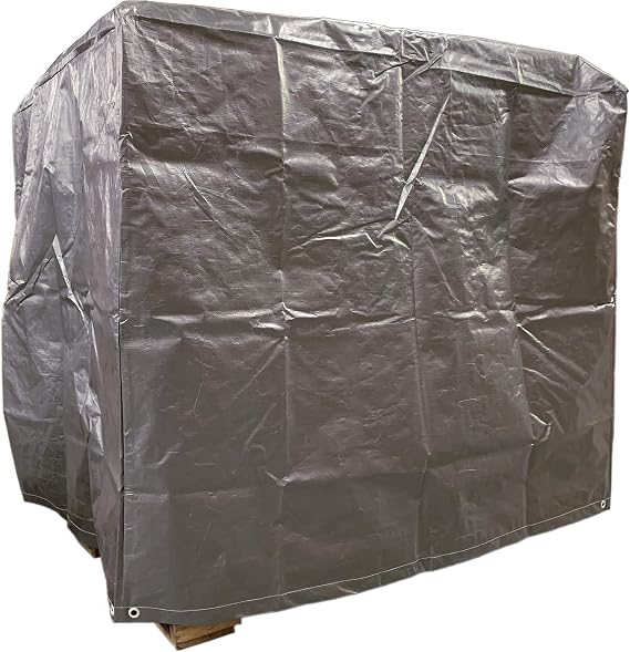 4 Ft. x 5 Ft. x 4 Ft. Heavy Duty Silver Poly Pallet Cover