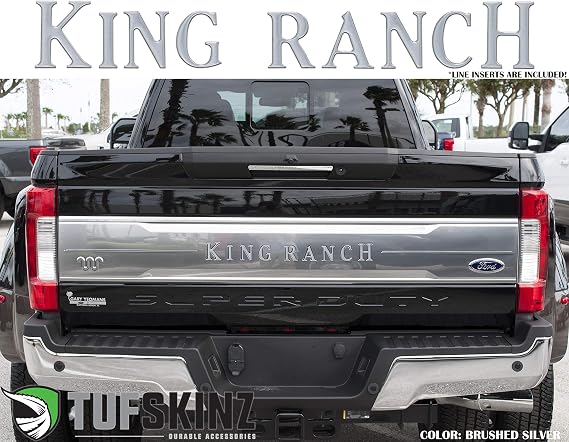 TufSkinz King Ranch Tailgate Inserts - Compatible with 2017-2019 Super Duty