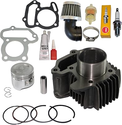 Cylinder Piston Kit Set Rings Gaskets Pin Fits Yamaha Grizzly 80 Yfm 80 2005 2006 2007 2008