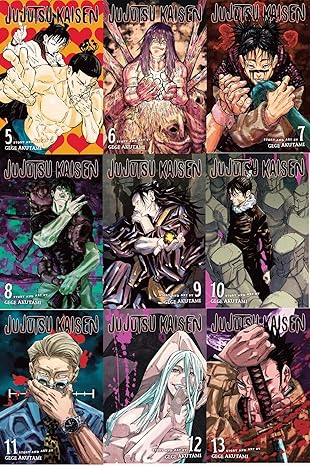 Jujutsu Kaisen Series (Vol 5-13) 9 Books Collection Set By Gege Akutami
