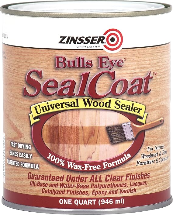Zinsser 854 1-Quart Bulls Eye Sealcoat Universal Sanding Sealer