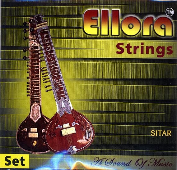 Sitar Strings, Ellora Roselu, Professional, with Sympathetic (Tarabh) Strings