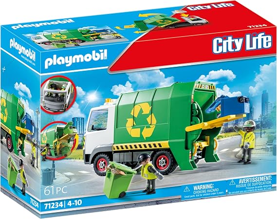 Playmobil Recycling Truck with Accessories and 2 Figures