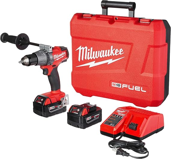Milwaukee 2704-22 M18 Fuel 1/2" Hammer Drill/Driver Kit