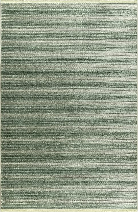 Stripe Yeşil Kilim Kaymaz Taban Salon Oturma Odası Antre Halısı 33011a, 120 x 180