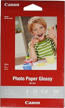 CanonInk Glossy Photo Paper 4"x 6" 100 Sheets (1433C001), Red