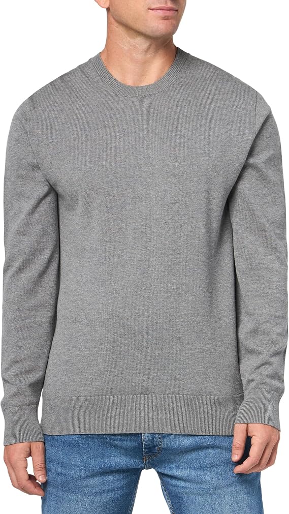 Calvin Klein Men's Knit Campus Crew Neck Cotton CK Golf Sweater