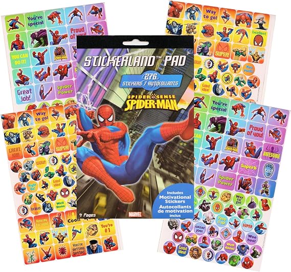 Spiderman Reward Stickers - 276 Stickers!