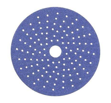 Sunmight Gold 5 Inch 320G Multi-Hole Sanding Discs Hook and Loop Premium Sandpaper Pads for Orbital Sander, Wood, Metal, Auto Body, Paint, Plastic, Dry or Wet Use, Woodworking & Polishing 50 Discs