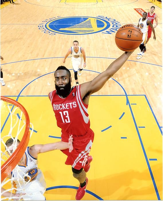 James Harden Houston Rockets 8x10 Sports Action Photo (cc)