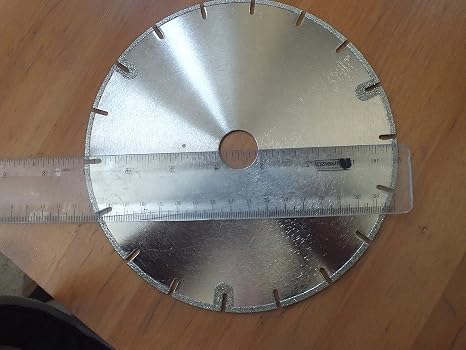 TechDiamondTools 7 inch Dry or Wet Cutting Slot Diamond Saw Blade