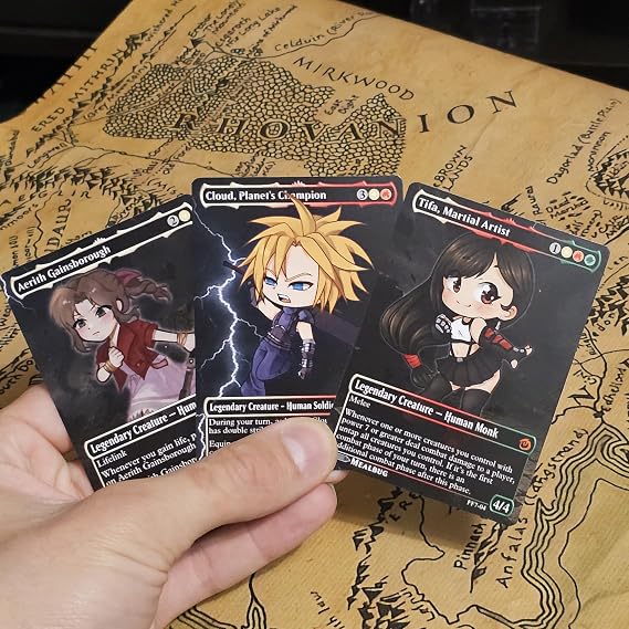 Magic The Gathering [Final Fantasy VII Chibi Set] Cloud | Aerith | Tifa 3-Card Pack