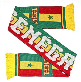 Euroscarves Senegal Soccer Knit Scarf