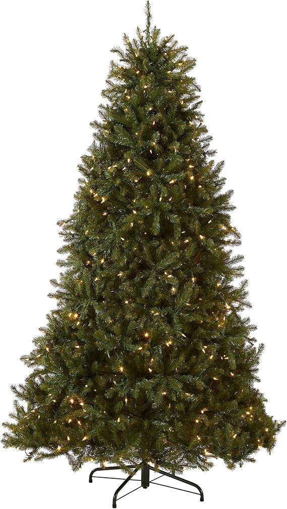National Tree Company 6.5ft Pre-Lit Dunhill Fir Artificial Christmas Tree