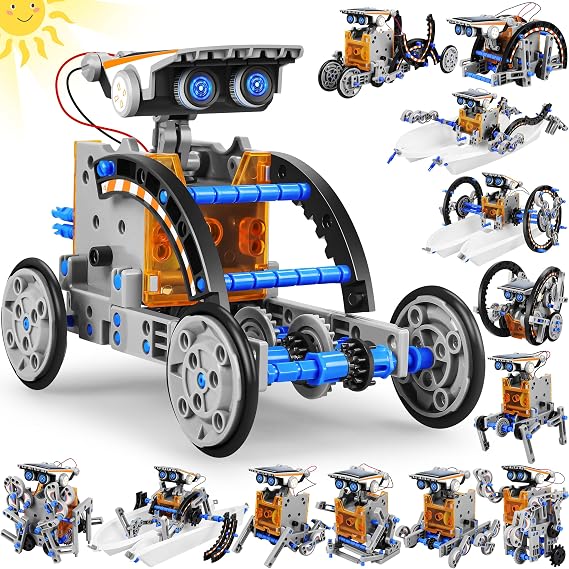 STEM 13-in-1 Education Solar Power Robots Toys for Boys Age 8-12