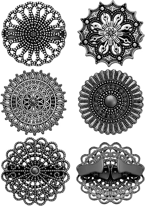 5 Pcs Sweater Clips Set Cardigan Clips Dress Cinch Retro Collar Brooch for Women Dress Shirt Shawl Coat