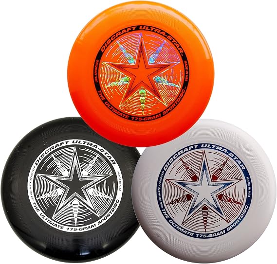 Discraft Ultimate Disc Bundle - Set of 3 175g Ultra Stars (Orange - White - Black)