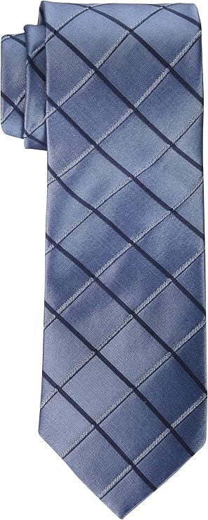 Calvin Klein mens Waffle Windowpane Tie