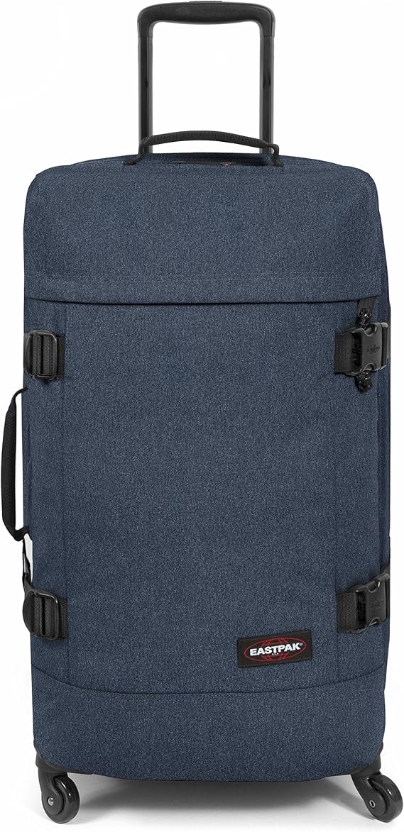 Eastpak Trans4 M Suitcase, 70 cm, 68 L, Blue (Double Denim)