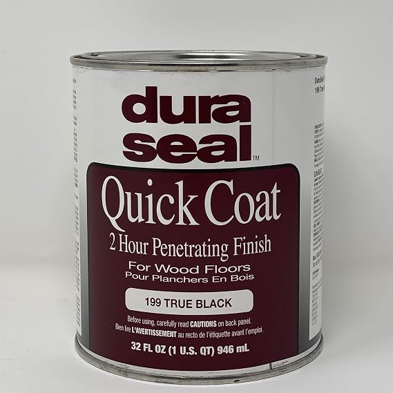 Dura Seal Quick Coat Penetrating Finish - True Black - Quart