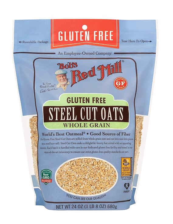 Bob's Red Mill, Steel Cut Whole Grain Oats, 24 Oz