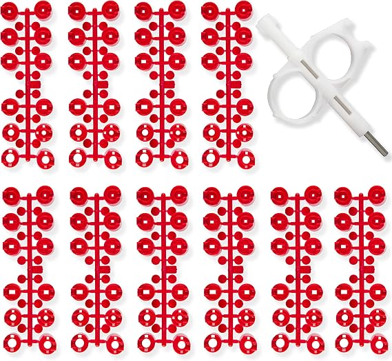 Hunter PGP ADJ Rotor Sprinkler Nozzle 10-Pack Red Installation Key Included