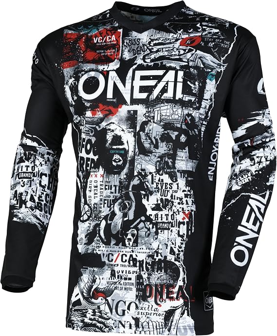 O'NEAL Element Attack Youth Jersey Black/White Small