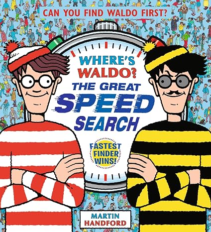 Where's Waldo?: The Great Speed Search: (A Hidden Object Activity Book that Lays Flat for Head-to-Head Competition with Friends & Family - a Perfect Gift for All Ages)