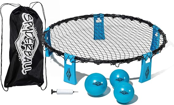 Franklin Sports Outdoor Game Sets PicklePop + Spyderball Includes Nets, Balls, Paddles + Carry Bags Family Fun