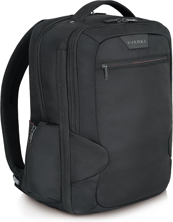 EVERKI Studio Expandable Backpack with Computer Compartment, Black - 26L