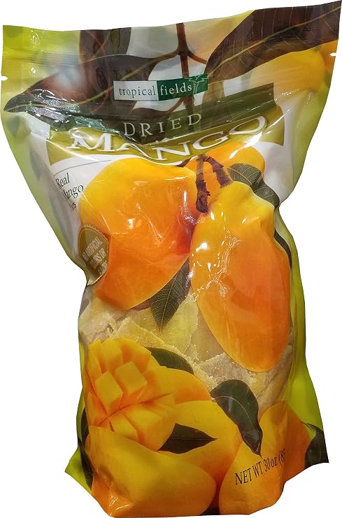 Tropical Fields Dried Real Mango, 1.87 lb, 30 Oz