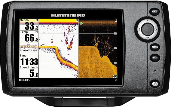 Humminbird 409600-1 Helix 5 DI Fish Finder with Down Imaging