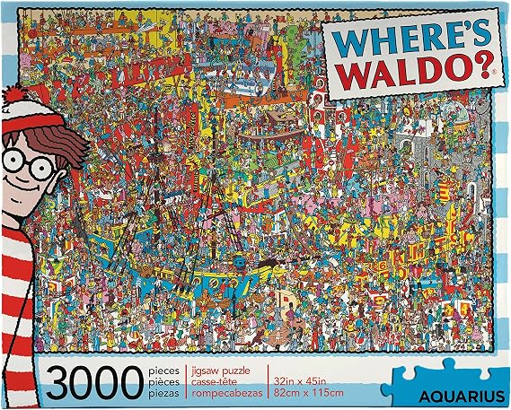 Aquarius Wheres Waldo 3000-Piece Jigsaw Puzzle