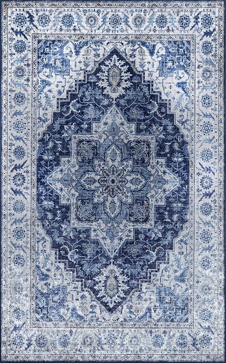 Momeni Karachi Area Rug, 6' X 9', Blue