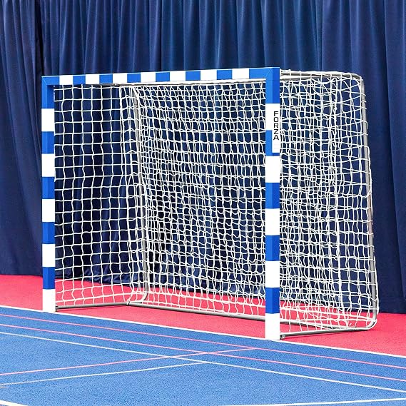 FORZA Alu80 Competition Handball Goals | IHF Regulation Size 3m x 2m Handball Goal [Net World Sports]