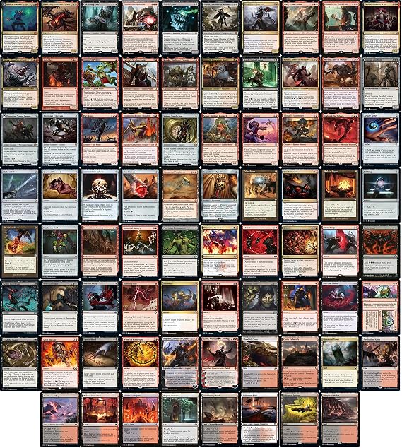 Competitive Commander Mishra Aggro Meld Deck - Rakdos - Black Red - EDH cEDH - Mishra, Claimed by Gix - 100 Card - Custom Magic The Gathering Deck - Very Strong!