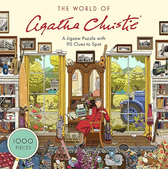 The World of Agatha Christie Jigsaw Puzzle, Jigsaws & Puzzles, Gift