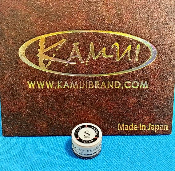 KAMUI Clear Brown CUE TIP 14mm Soft