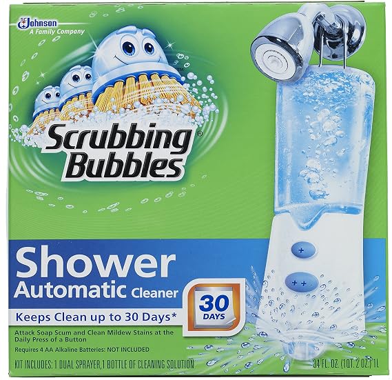 Scrubbing Bubbles Automatic Shower Cleaner, Starter Kit, 34 Ounce.